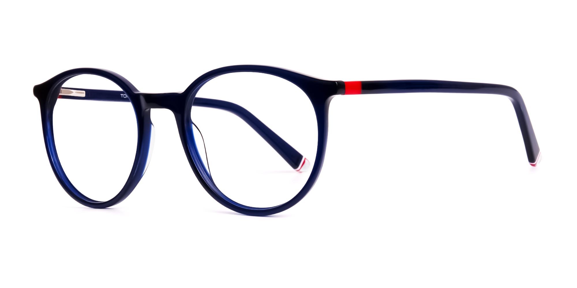 dark blue round full rim glasses frames-3