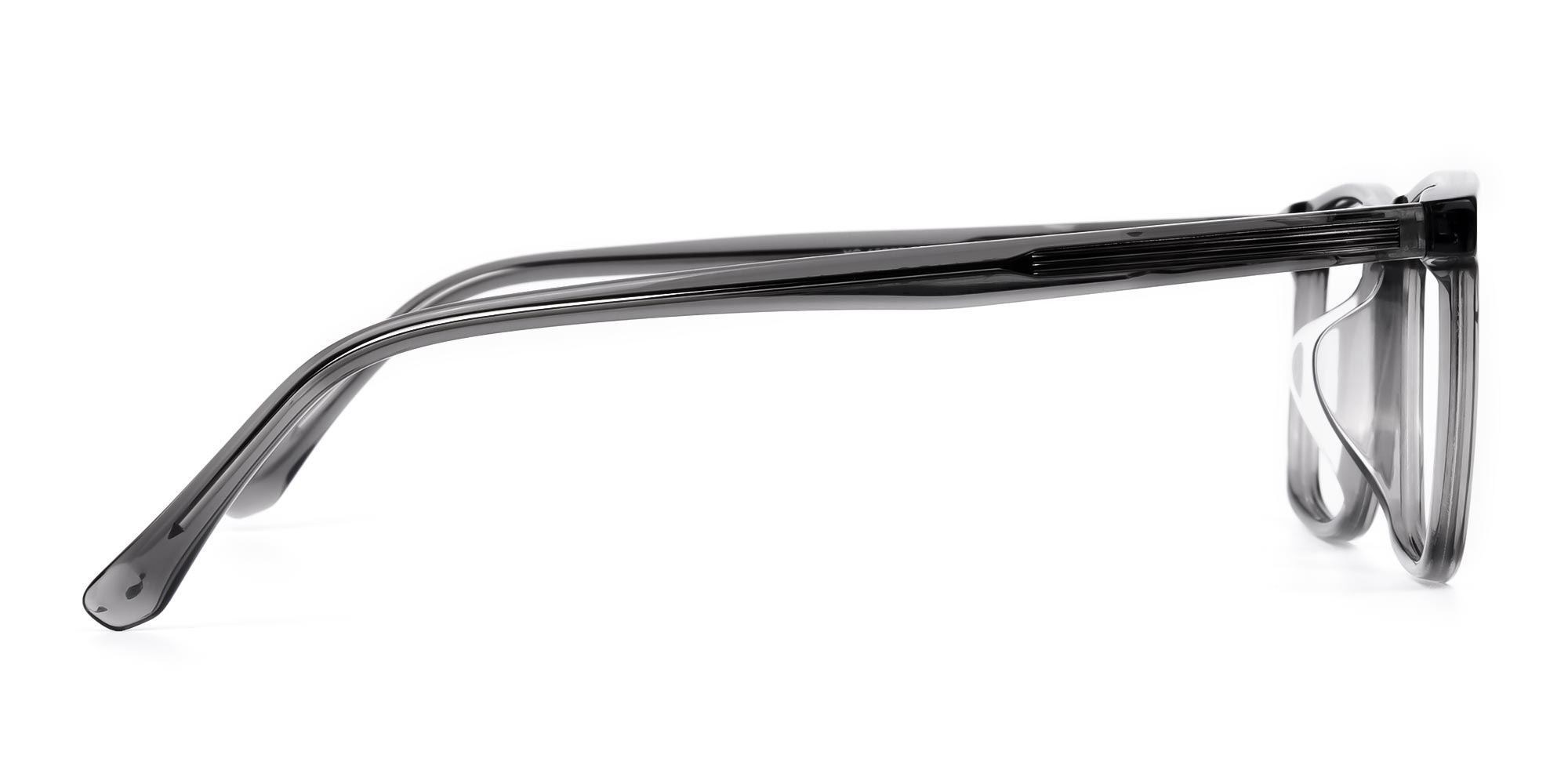 Crystal and Light Grey Rectangular Glasses-4