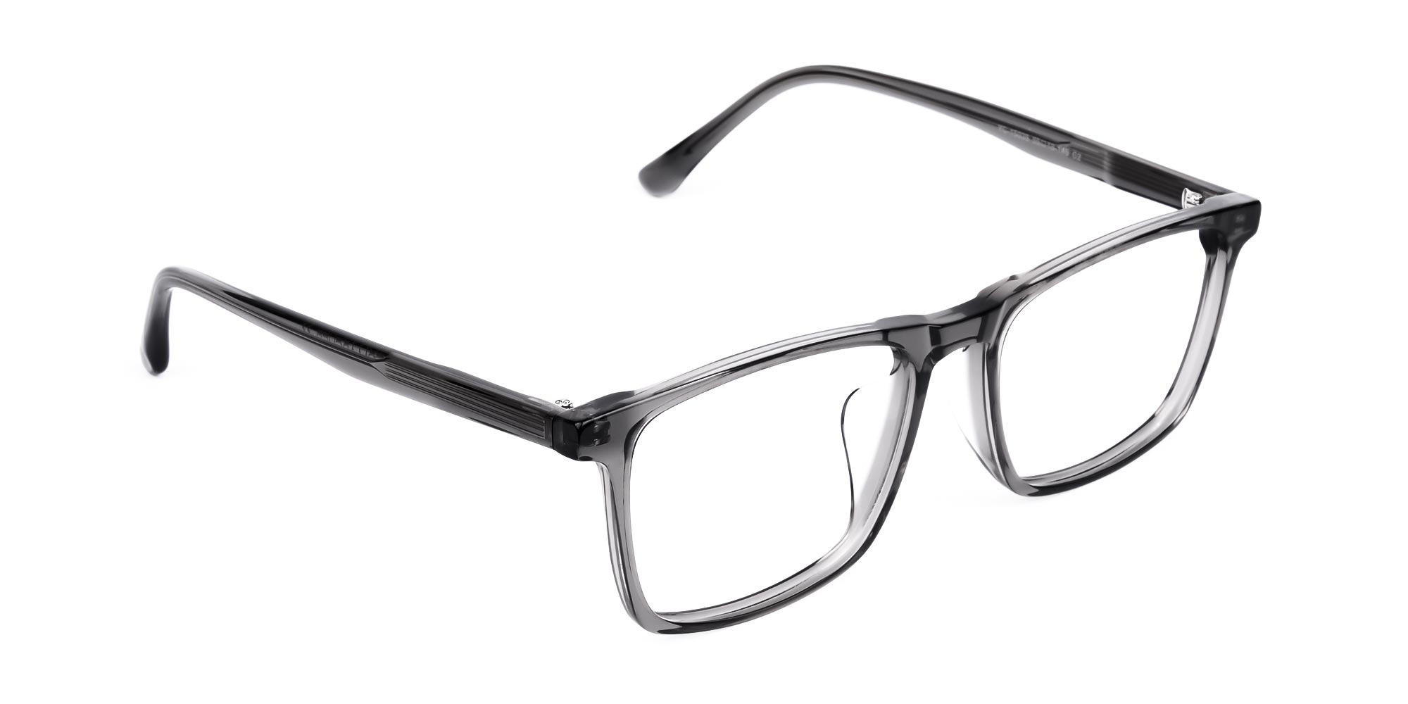 Crystal and Light Grey Rectangular Glasses-2