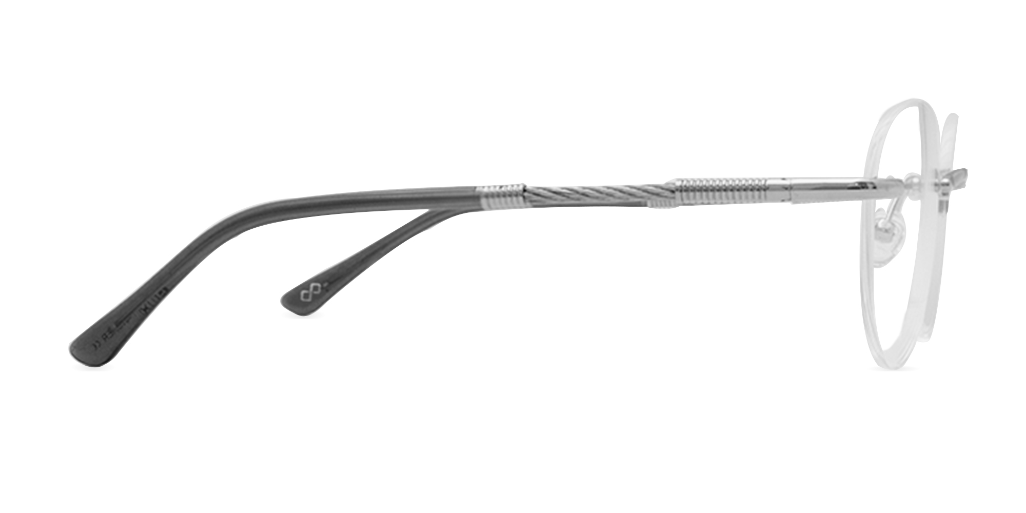 Rimless Circle Glasses-4