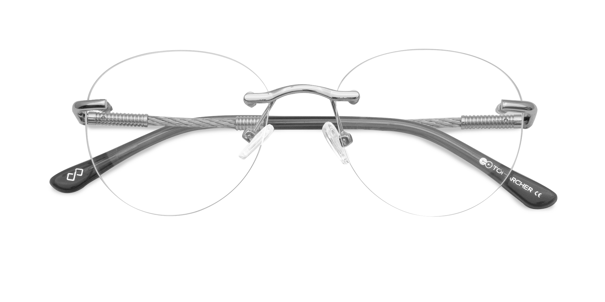 Rimless Circle Glasses-6