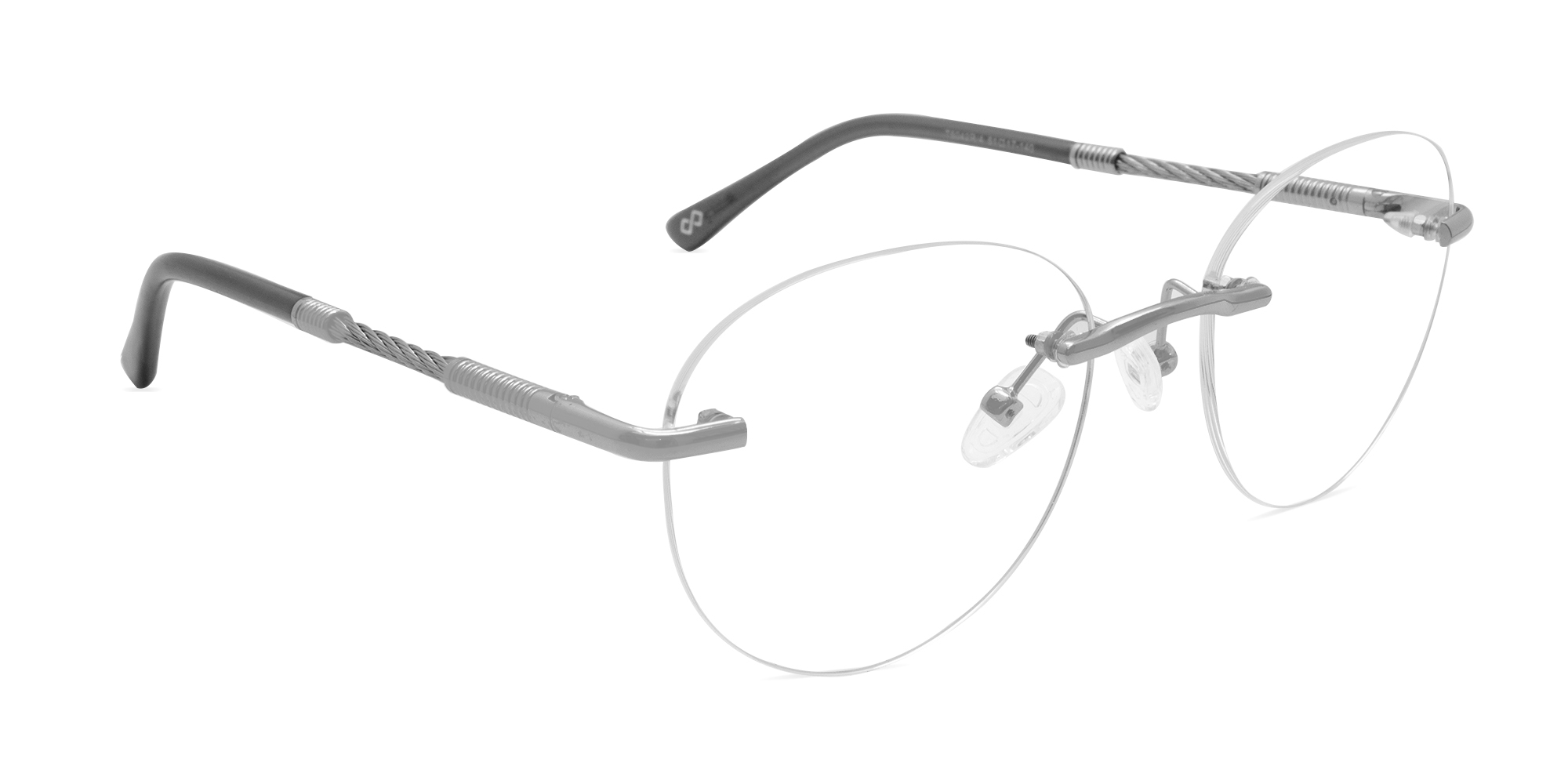 Rimless Circle Glasses-2