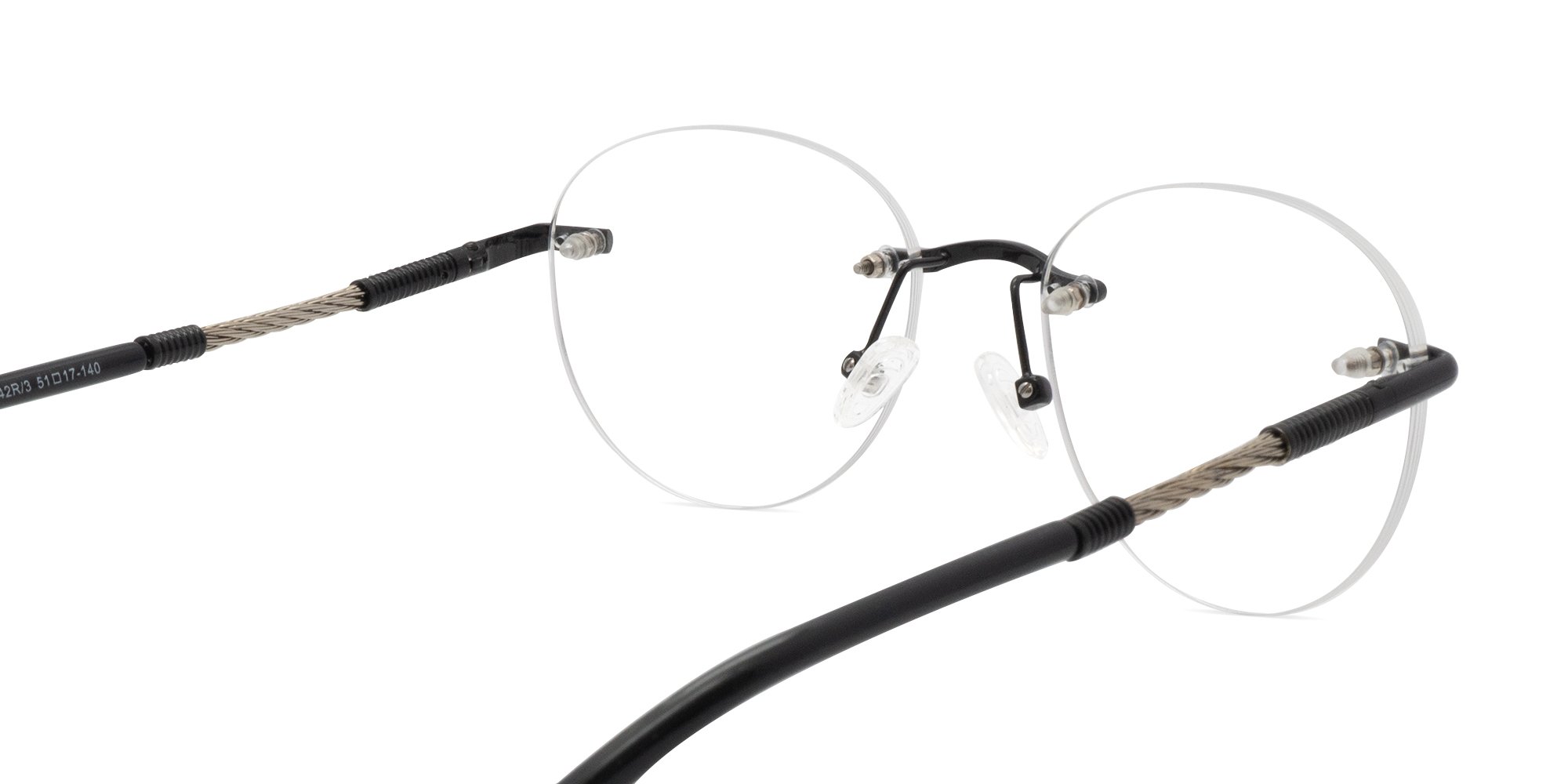 Black Rimless Glasses-5