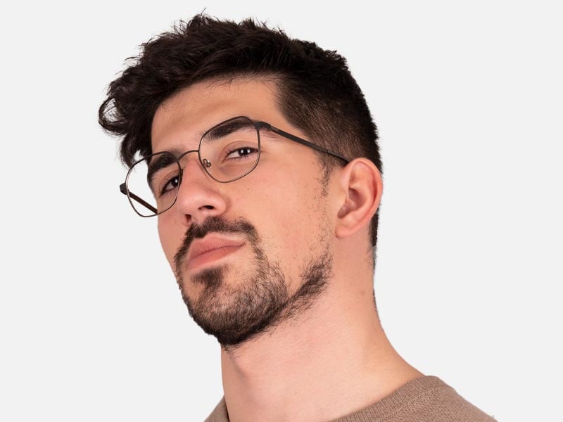 Hexagon Reading Glasses For Men & Women-43