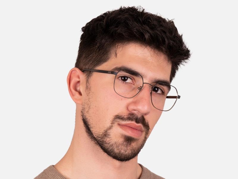 Hexagon Reading Glasses For Men & Women-42