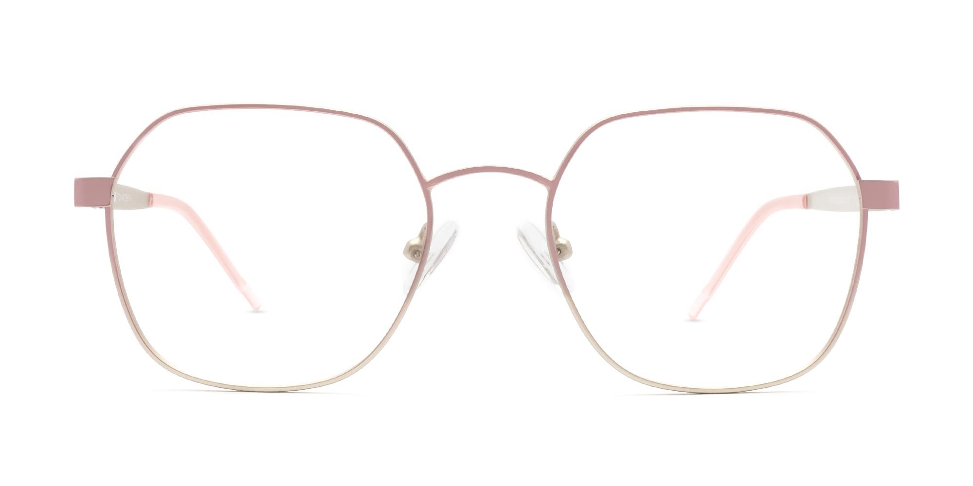 Pink Hexagon Glasses-1