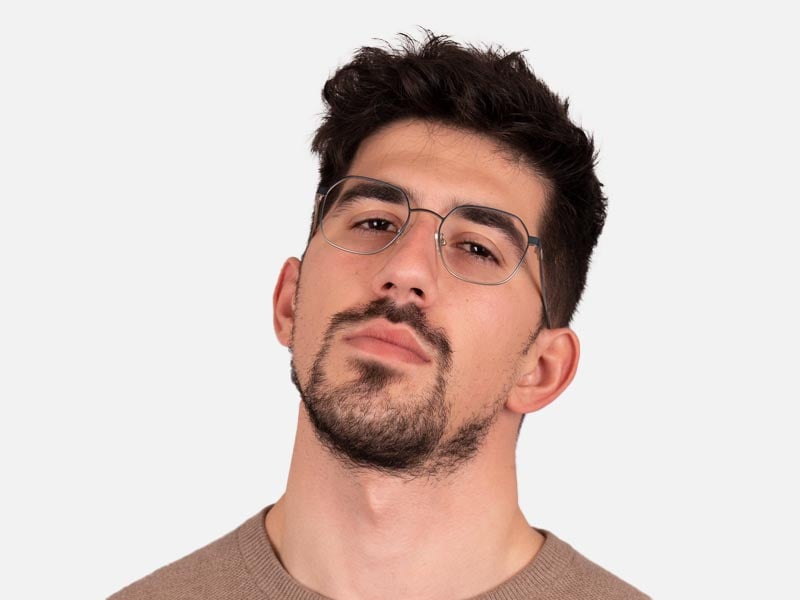 Hexagon Eyeglasses For Men & Women-42