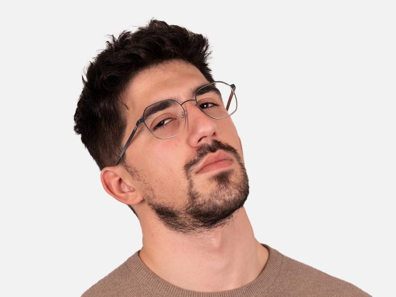 Hexagon Eyeglasses For Men & Women-43