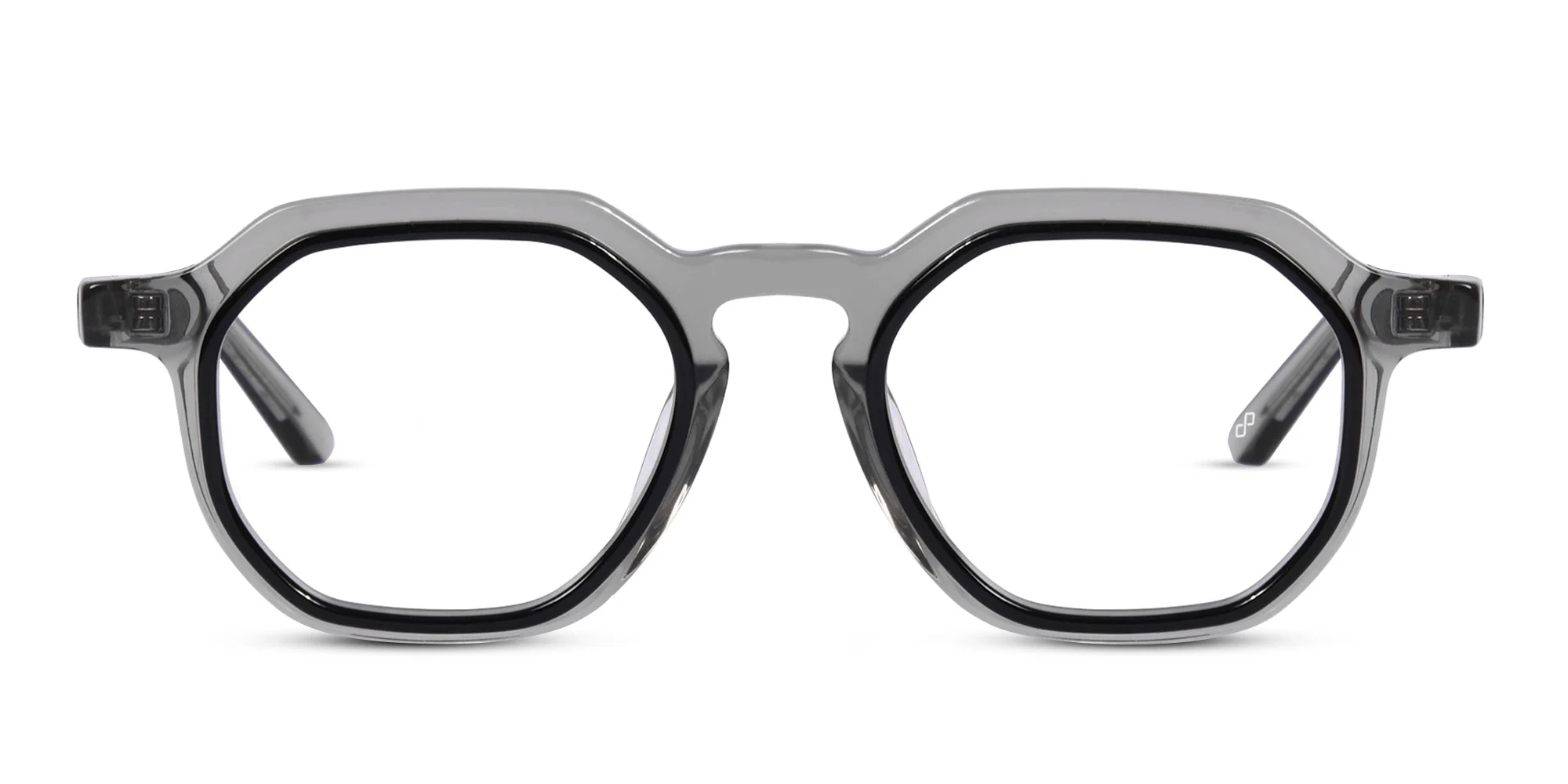 Clear Grey Glasses-1