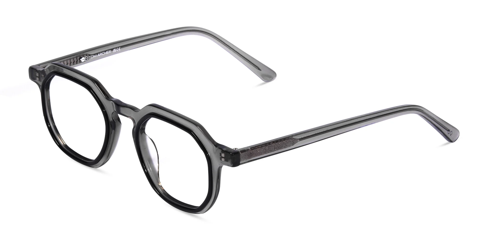 Clear Grey Glasses-3