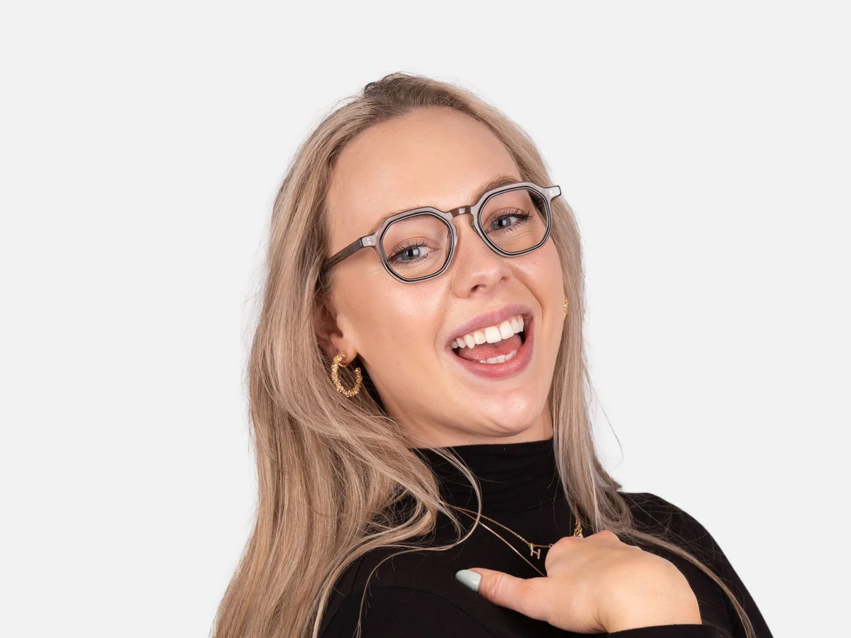 Clear Grey Glasses-7