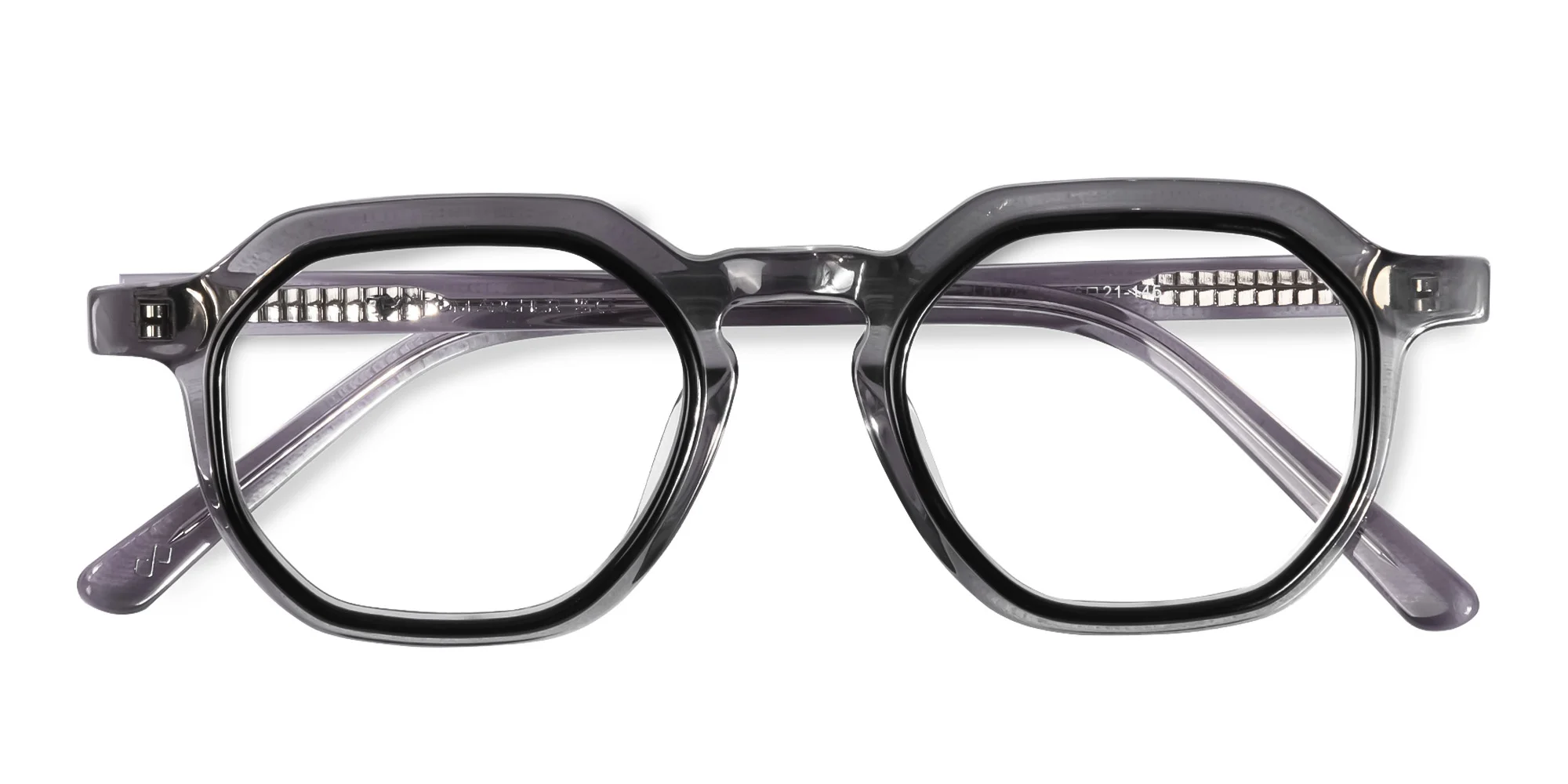 Clear Grey Glasses-6