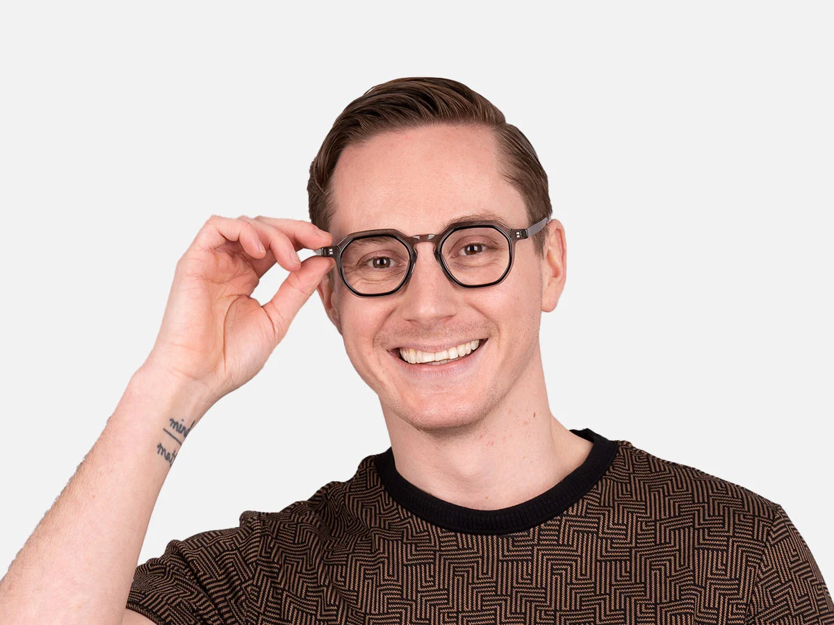 Clear Grey Glasses-7