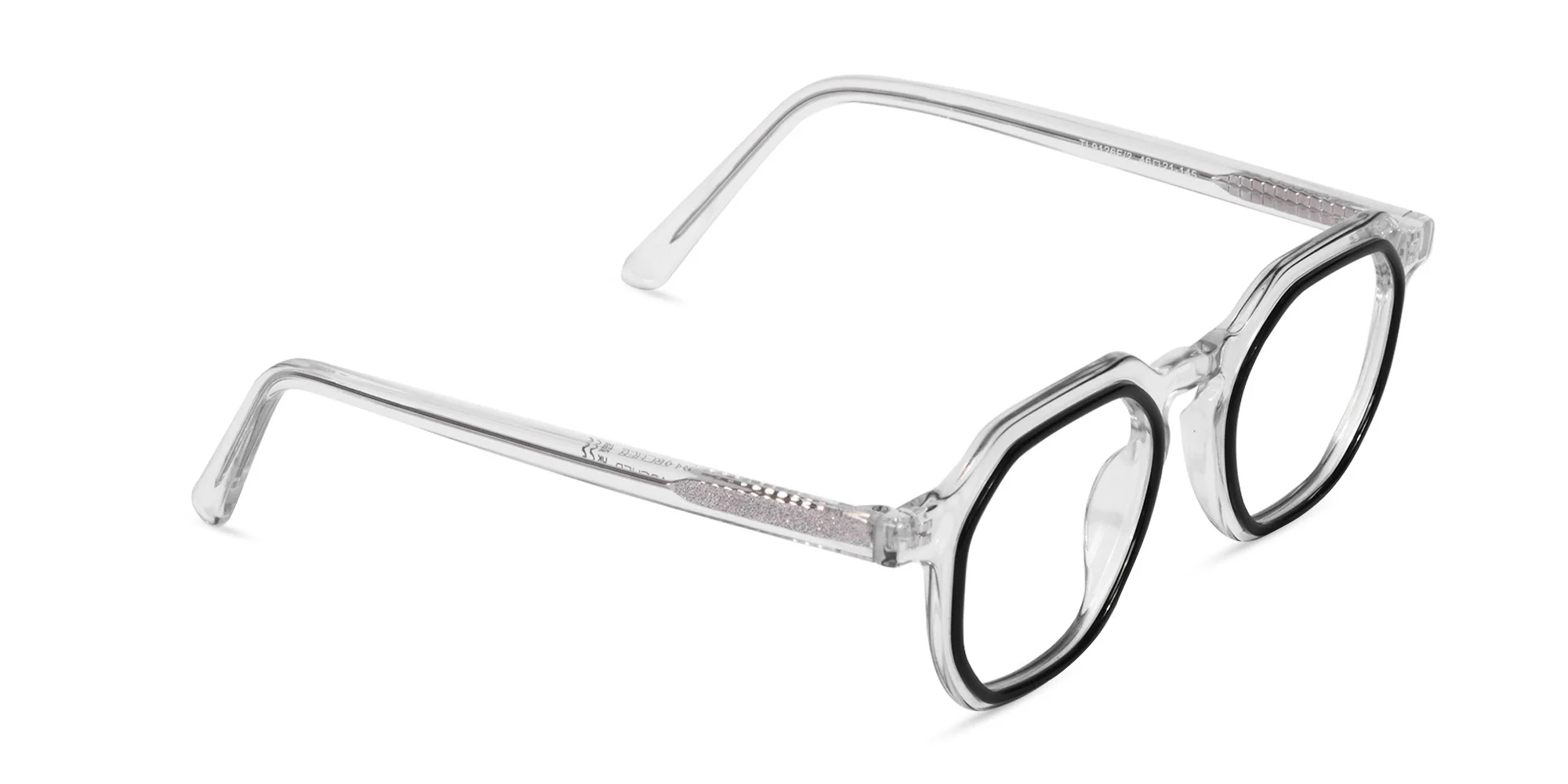 Black Clear Eyeglasses-2