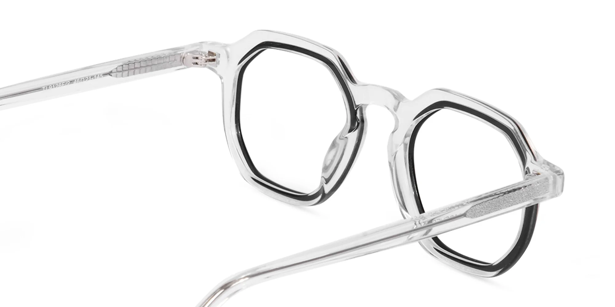 Black Clear Eyeglasses-5