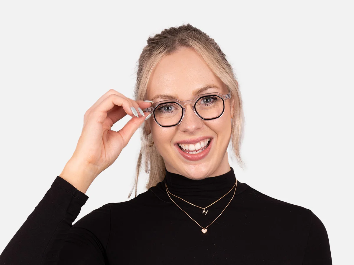 Black Clear Eyeglasses-7