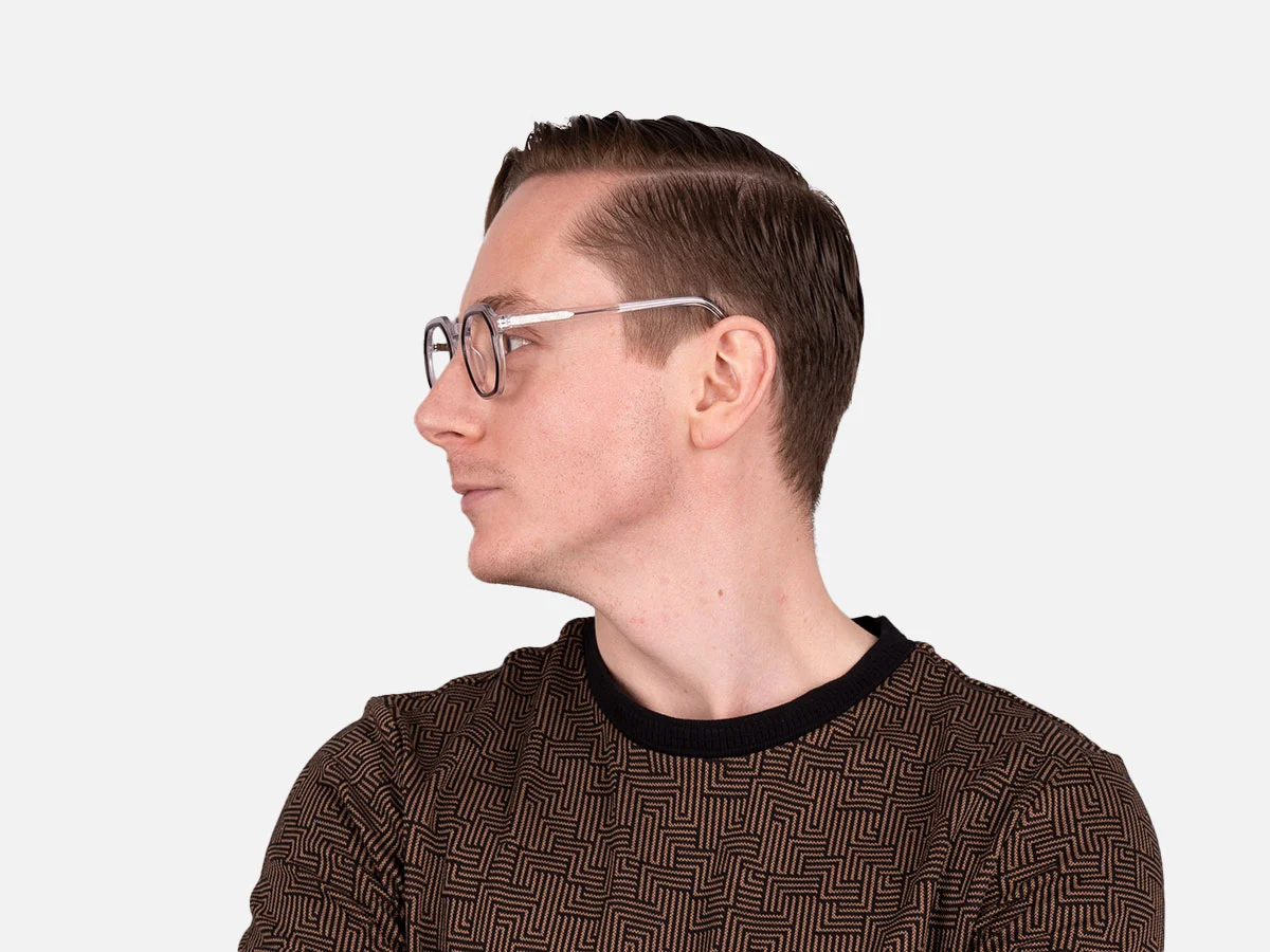 Black Clear Eyeglasses-7