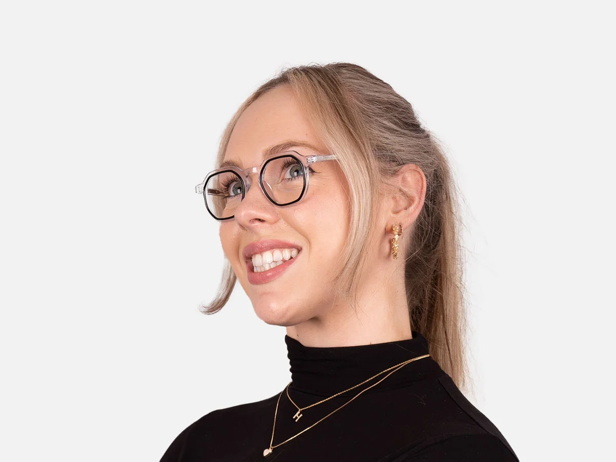 Black Clear Eyeglasses-7