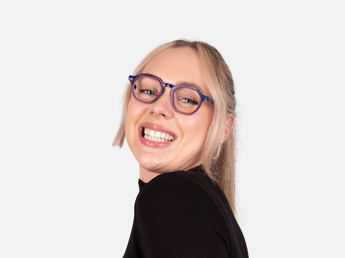 Blue Designer Eyeglasses-7