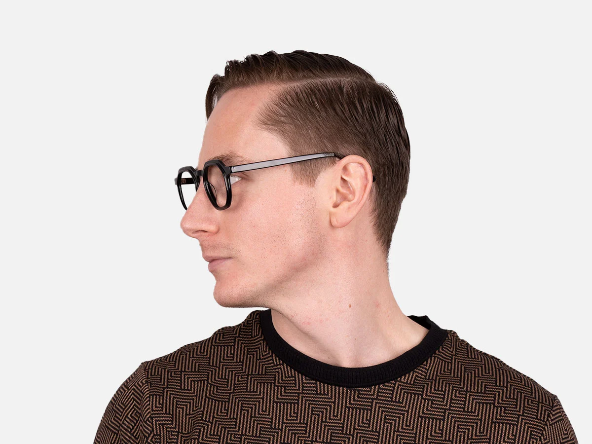 Black Rimmed Glasses-7