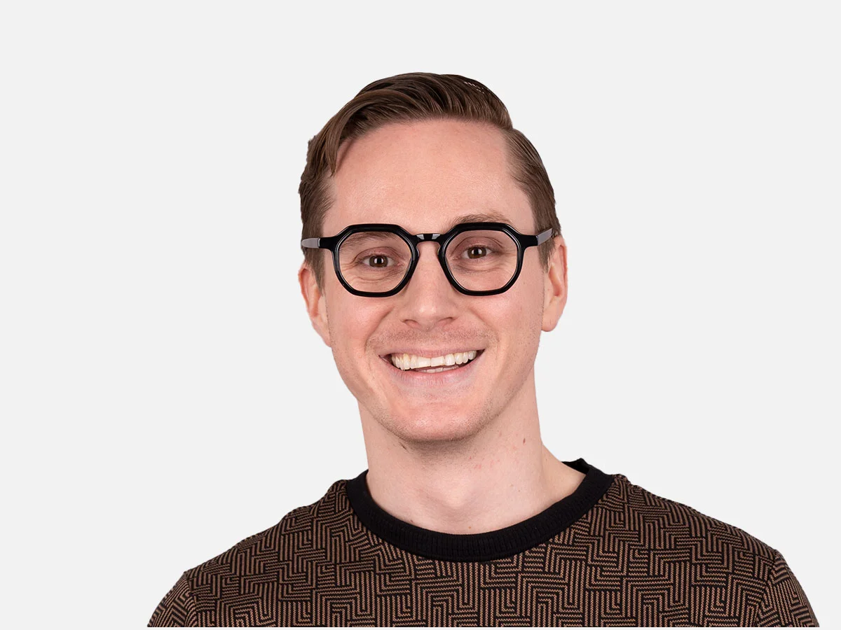 Black Rimmed Glasses-7