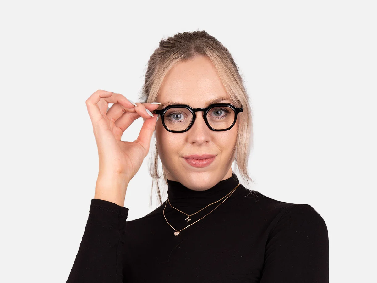 Black Rimmed Glasses-7