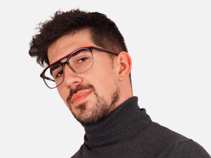 Pilot Shape Glasses-43