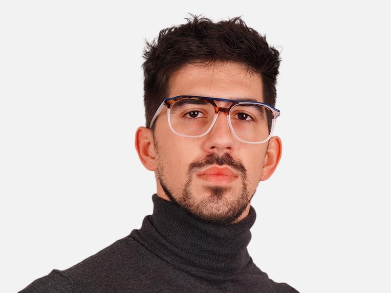 Tortoise Shell Pilot Glasses-42