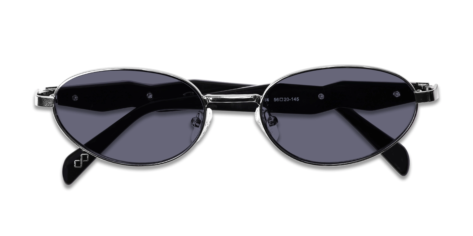 Oval keyhole Sunglasses With Purple Tint-6