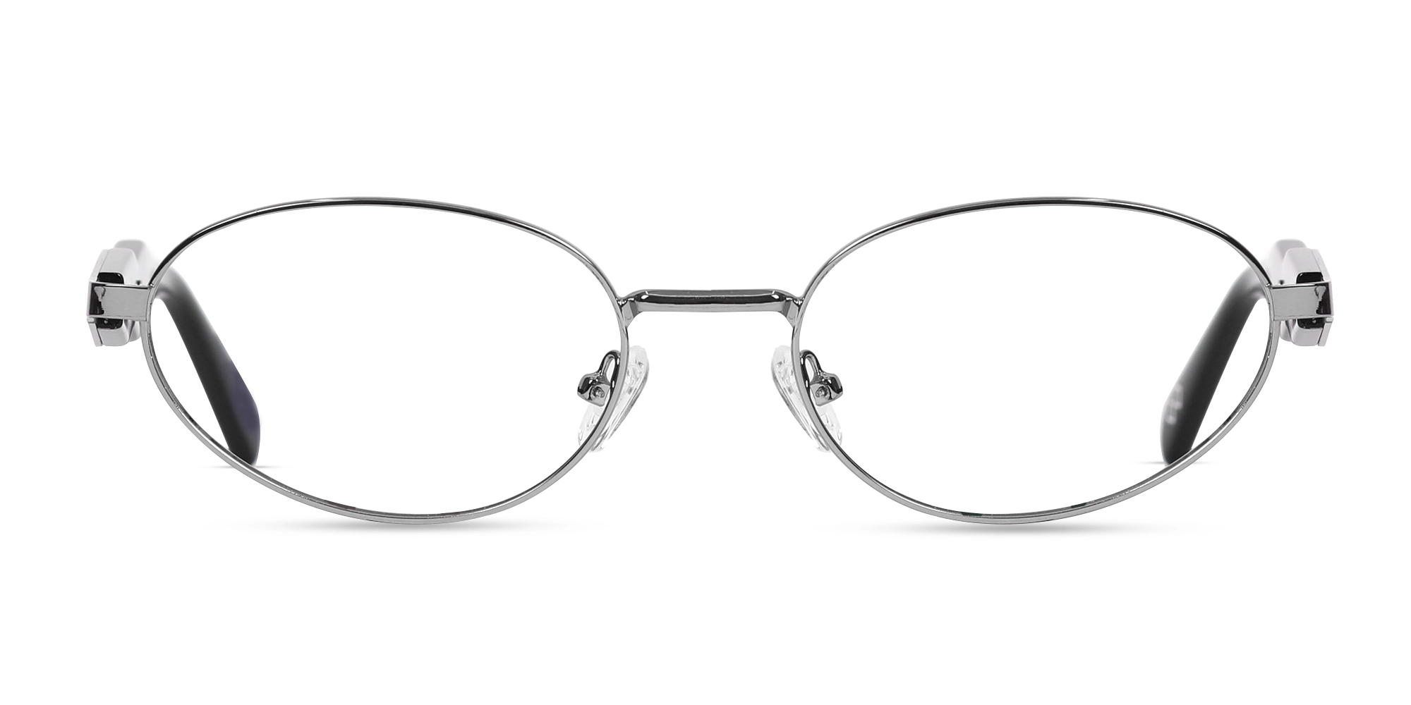 Polished Gunmetal Oval Glasses-1 Polished Gunmetal Oval Glasses-1