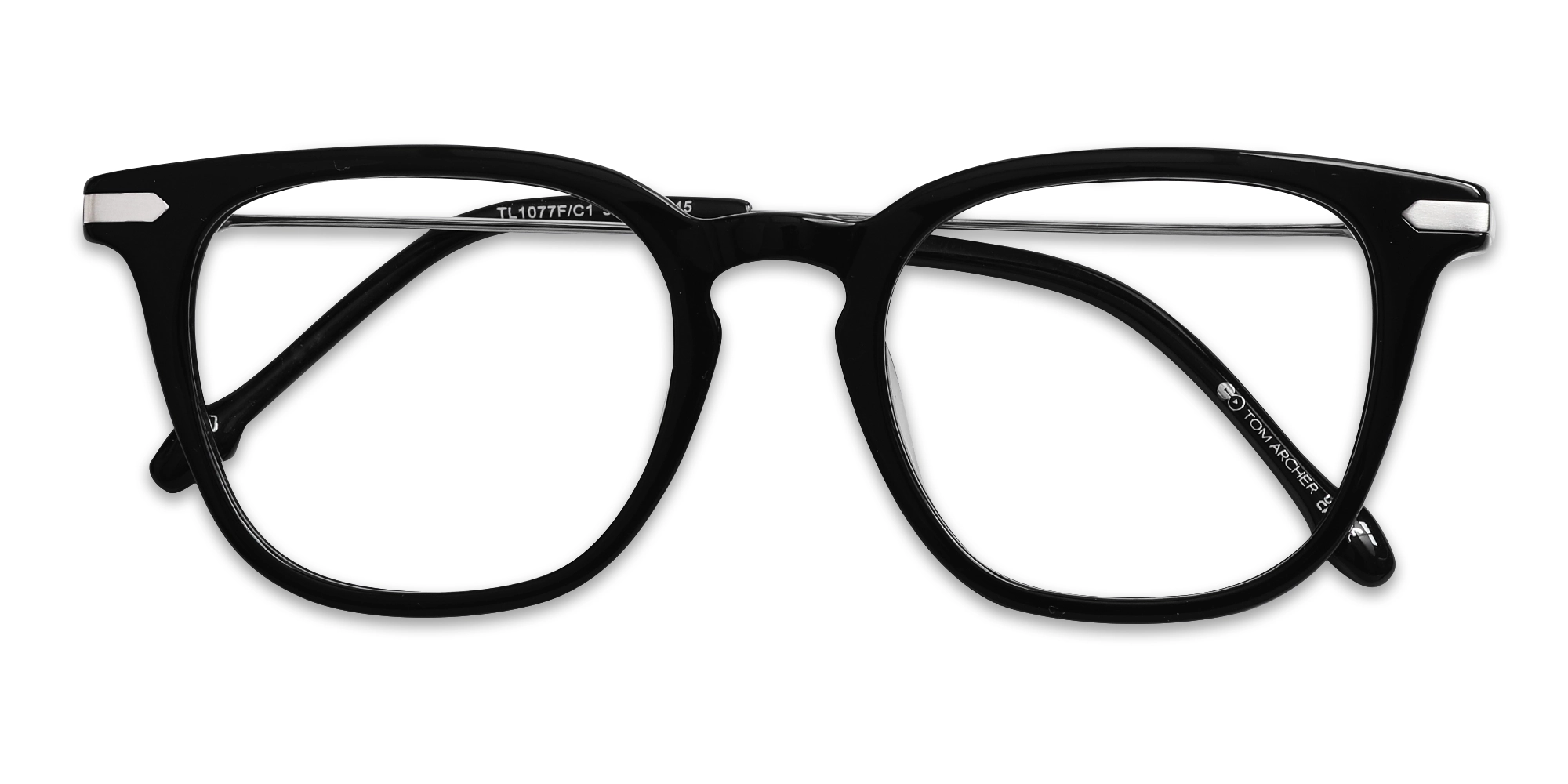 Square Black Frame Glasses 6