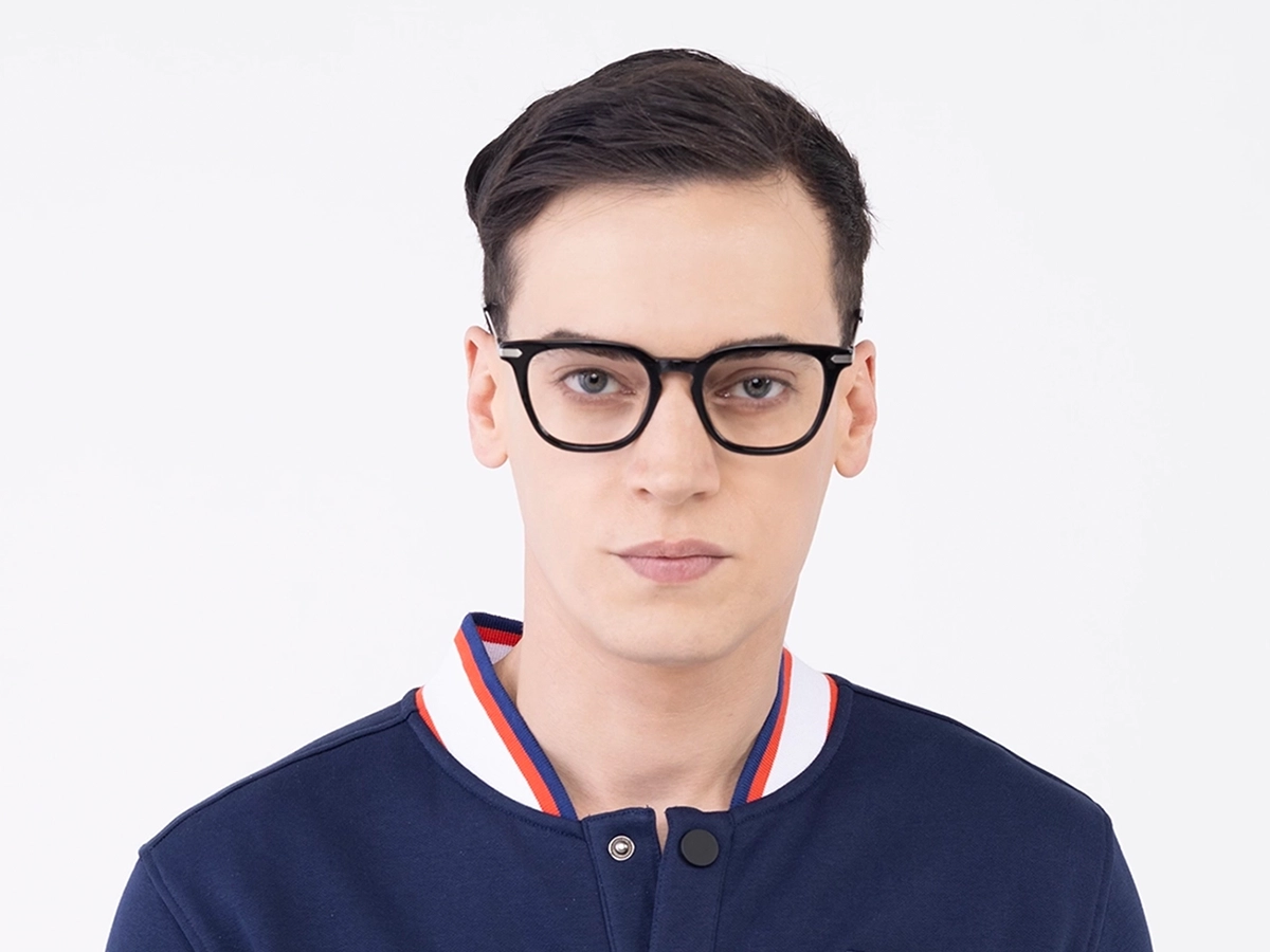 Square Black Frame Glasses 41