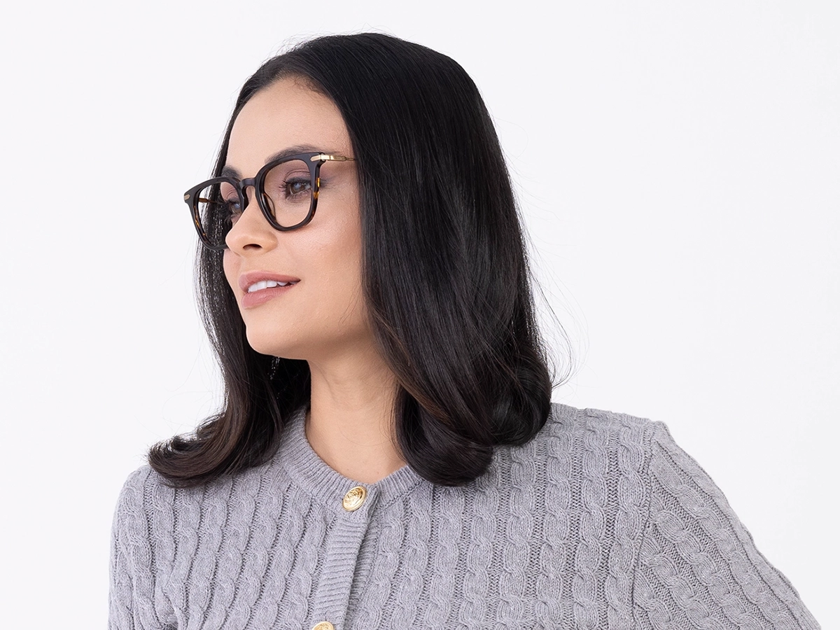 Havana Tortoise With Gold Temple 53