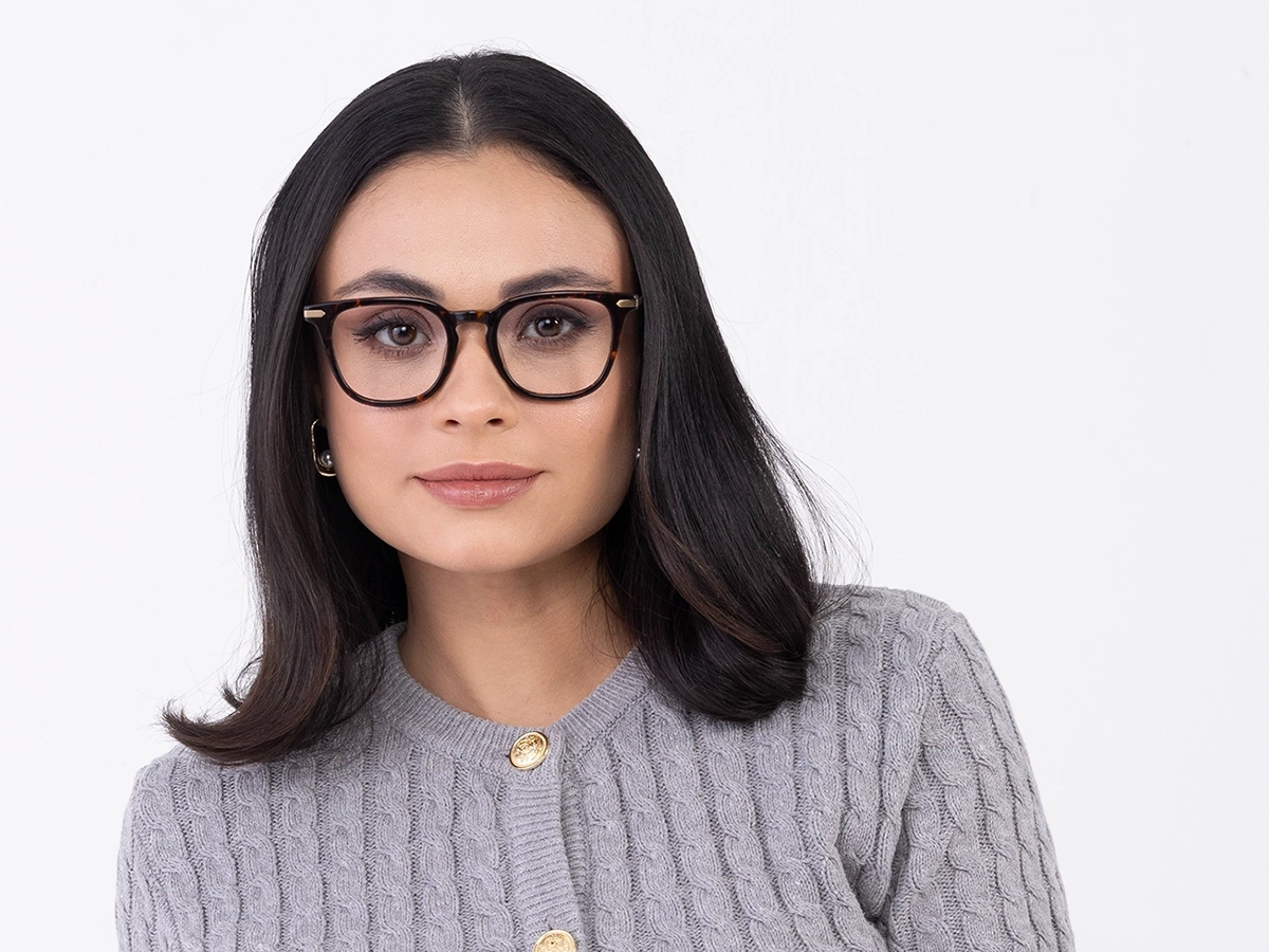 Havana Tortoise With Gold Temple 51