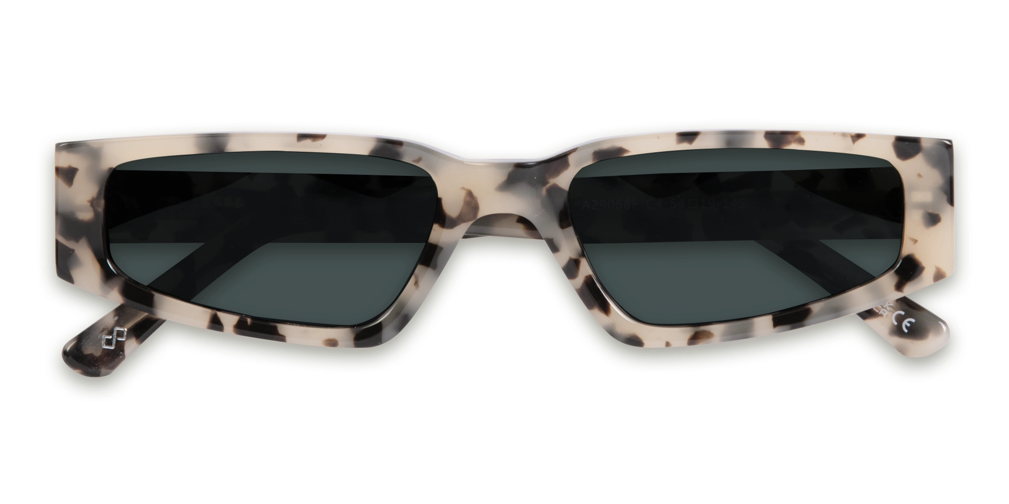 Small Rectangle Cat Eye Sunglasses-6