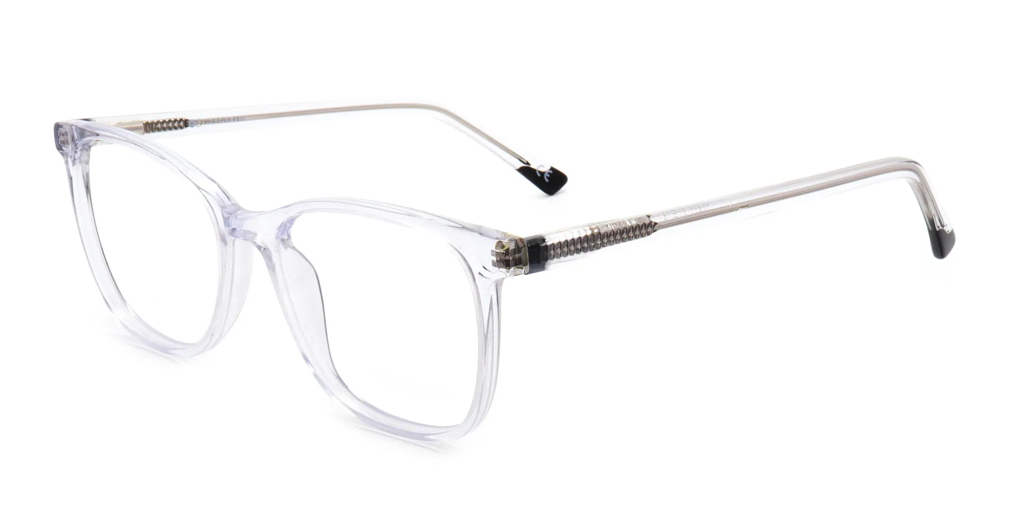 clear square frame glasses-2