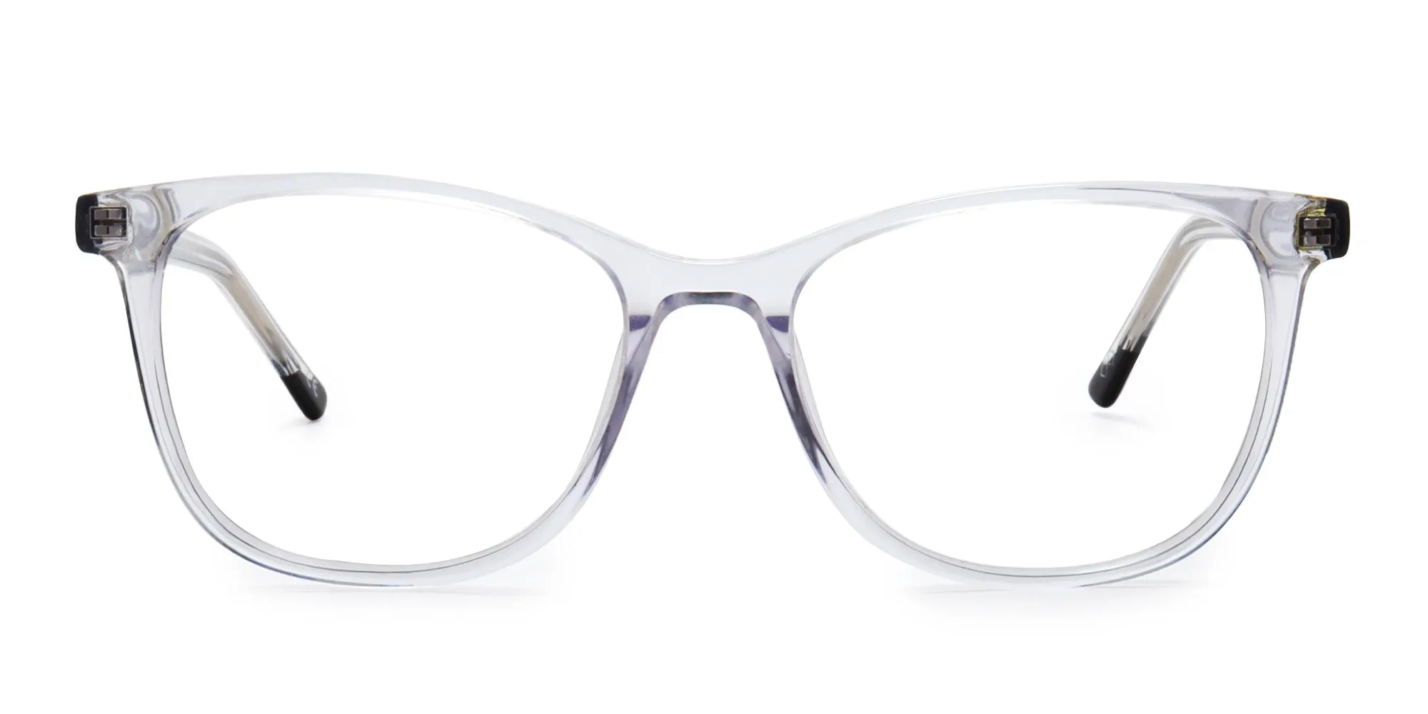 clear square frame glasses-2