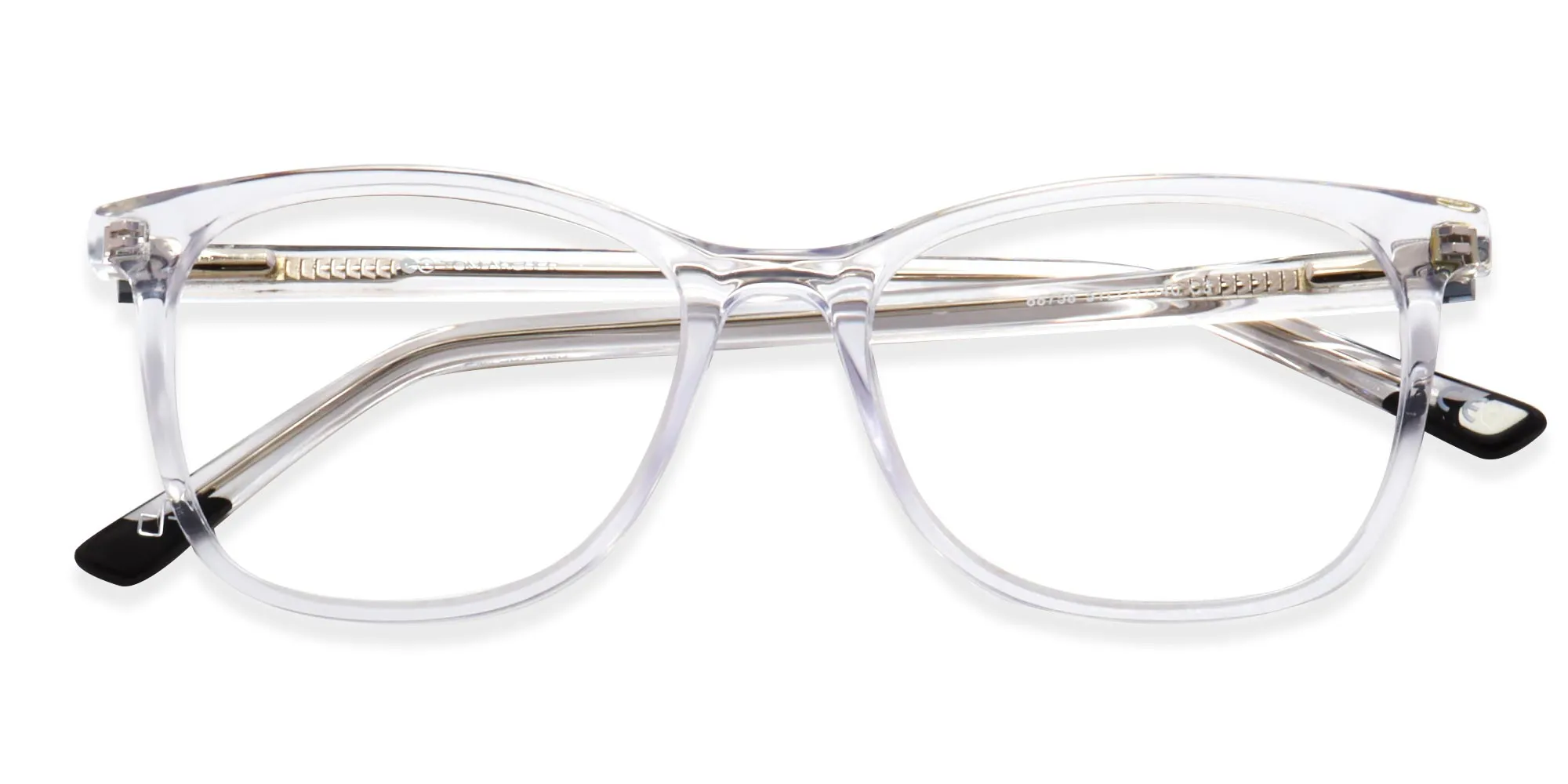 clear square frame glasses-2