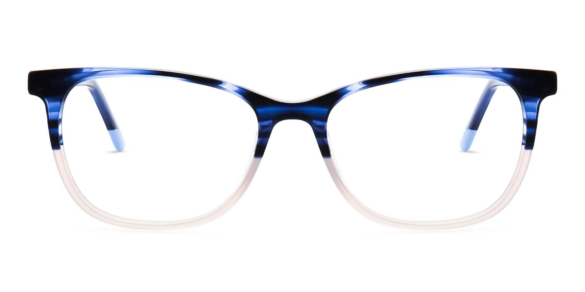 dual tone square glasses - 2