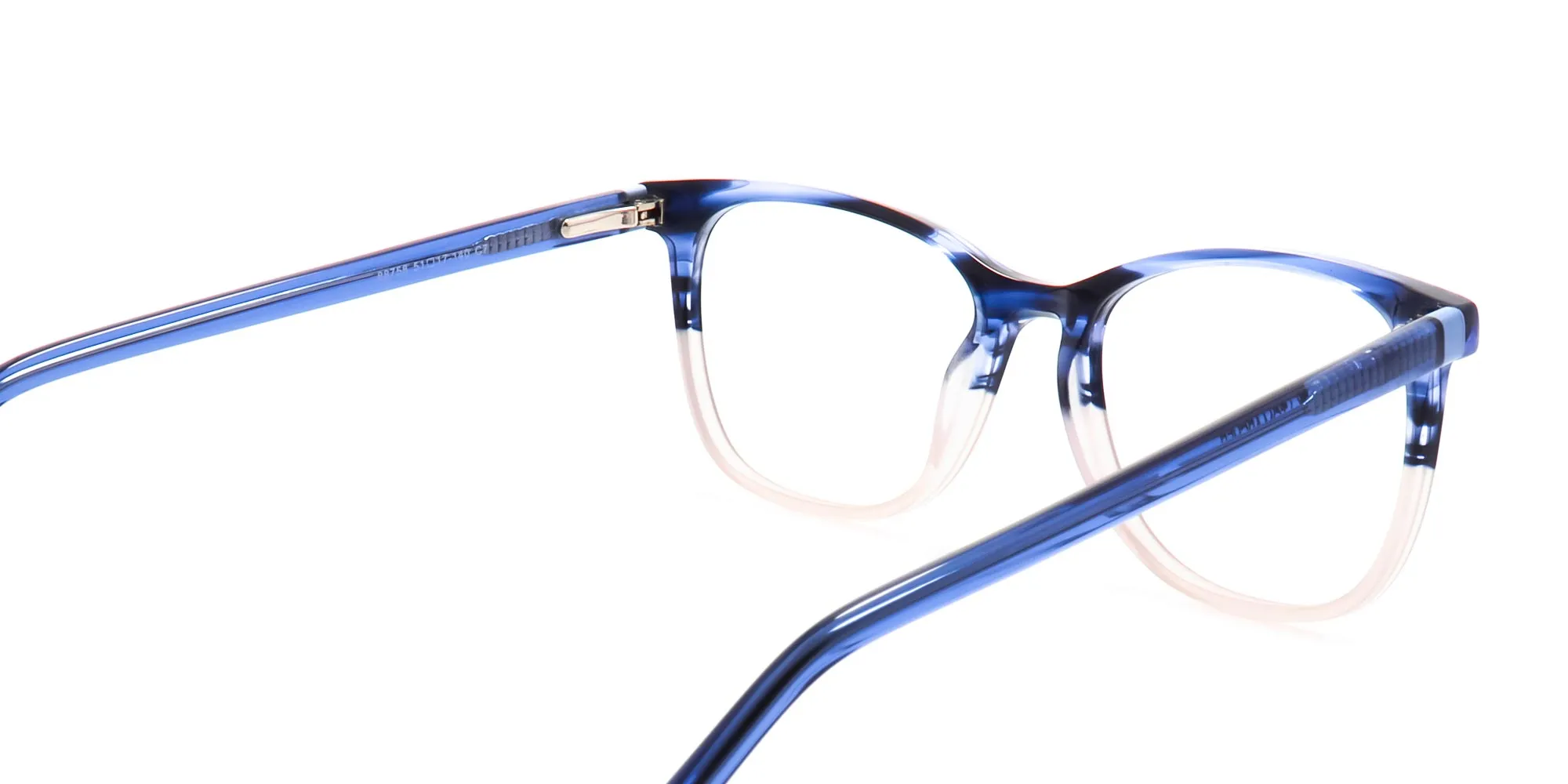 dual tone square glasses - 2