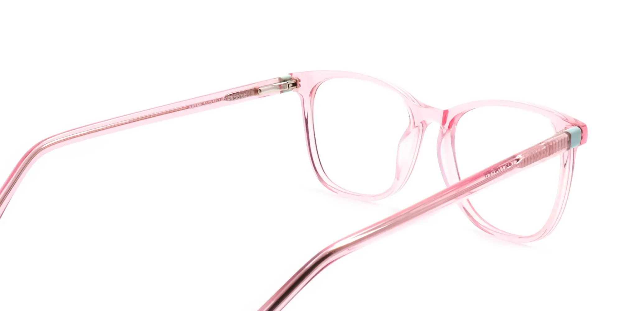 pink square frame glasses - 2