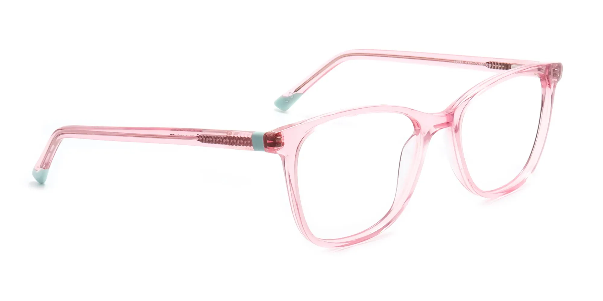 pink square frame glasses - 2