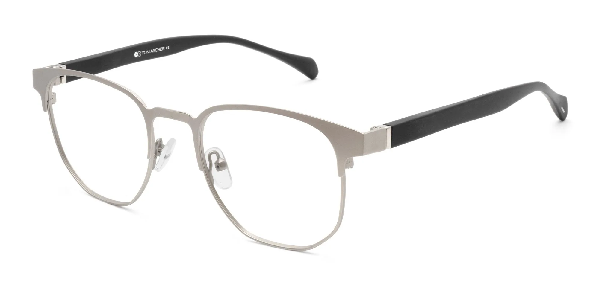 Silver Metal Frame Glasses-2 Silver Metal Frame Glasses-2