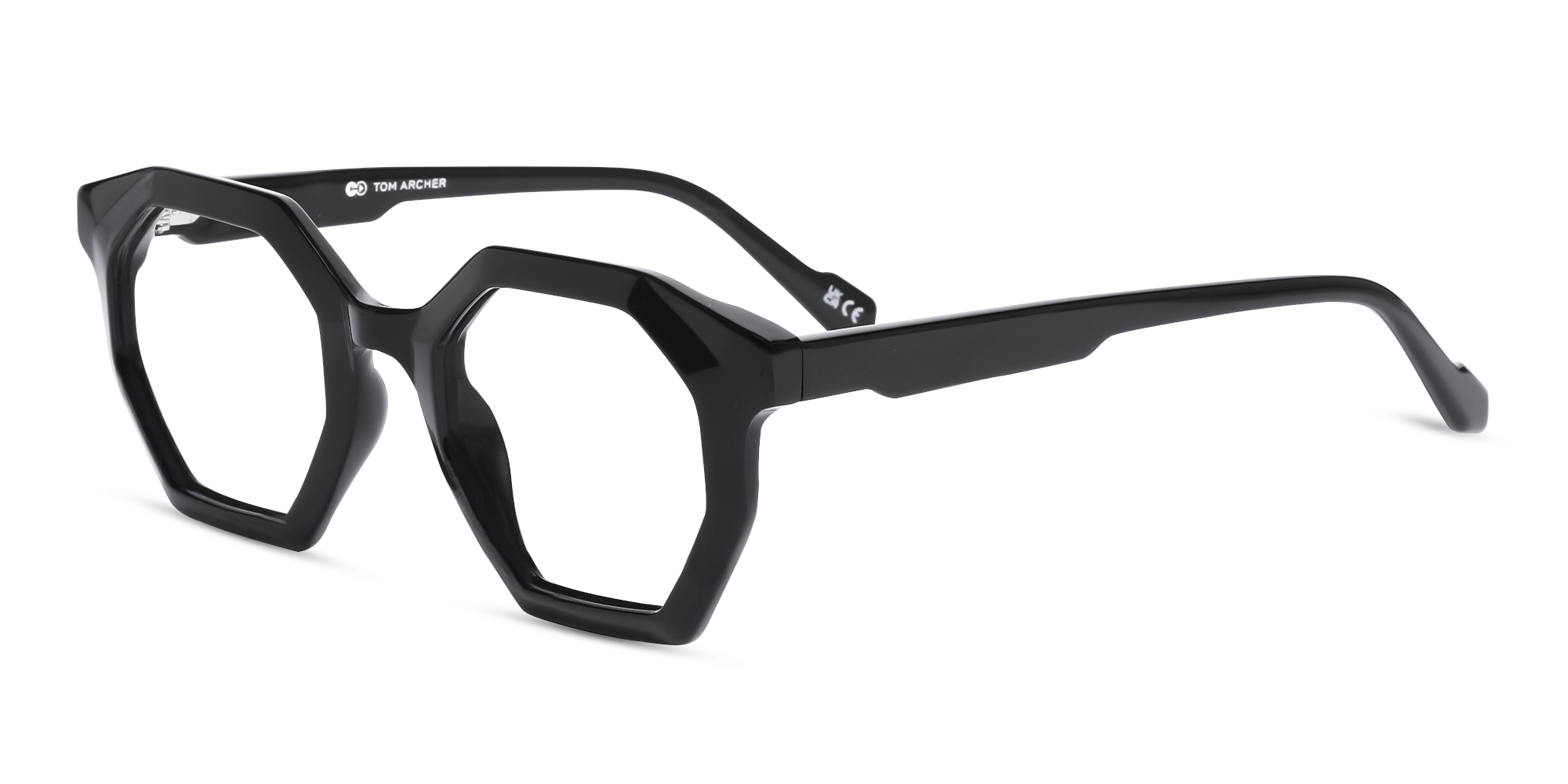 Black Hexagonal Glasses 3