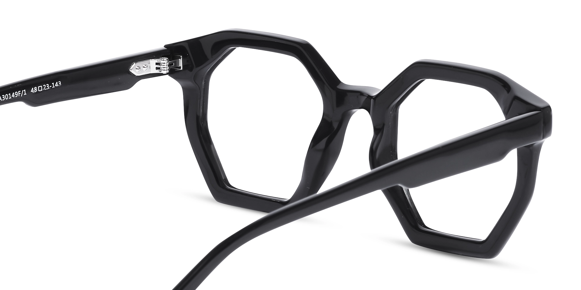 Black Hexagonal Glasses 5