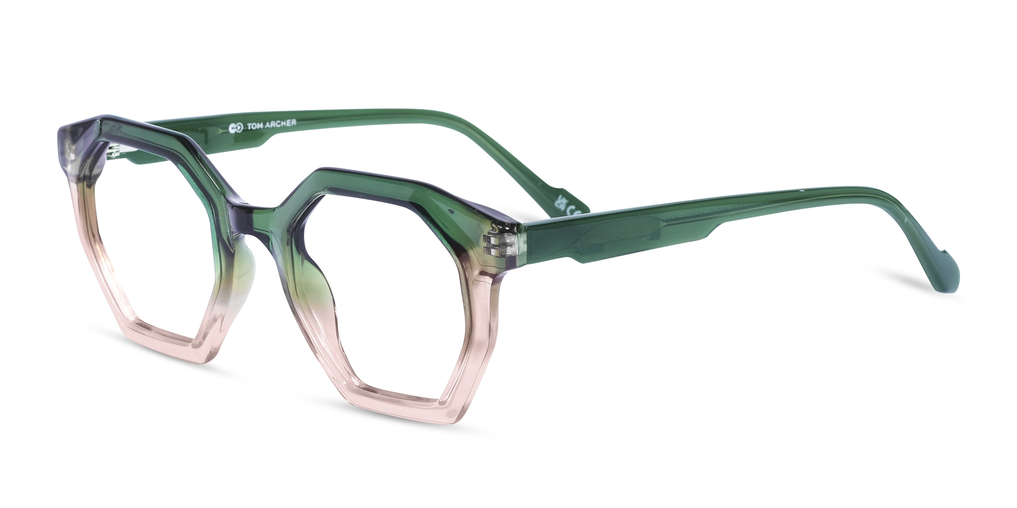Green & Peach Glasses 3
