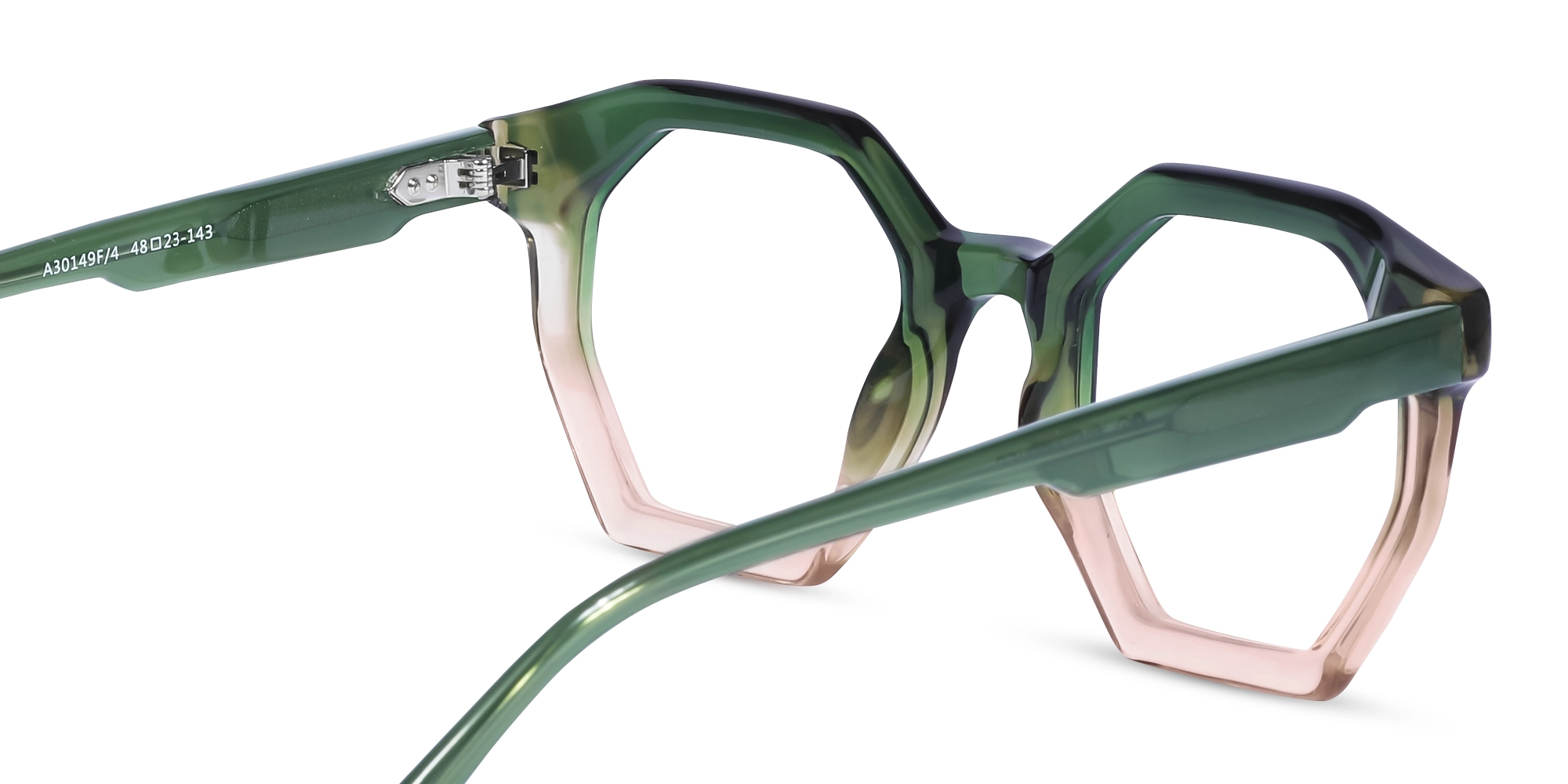 Green & Peach Glasses 5
