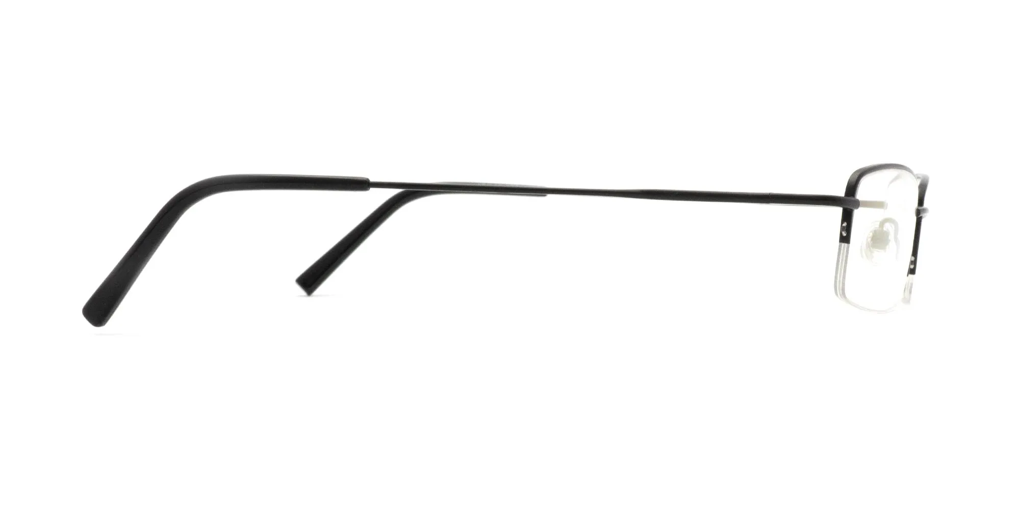 metal half frame glasses -2