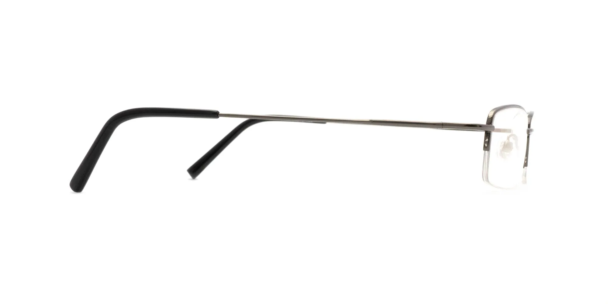 half metal frame glasses-2
