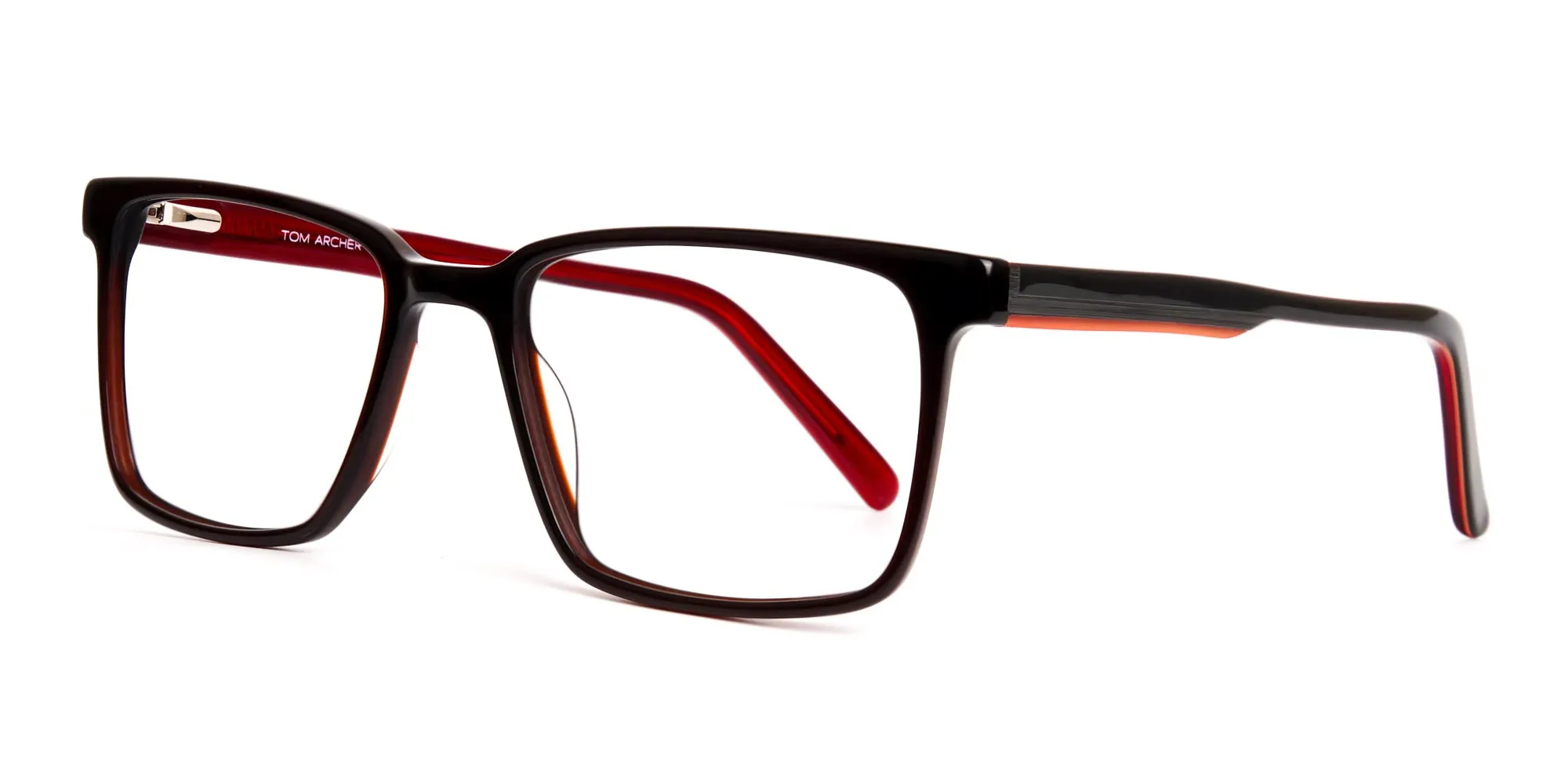 dark brown Rectangular full rim Glasses frames-2